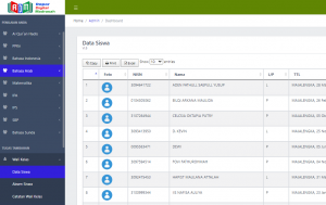 Data siswa rdm